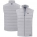 Denver Broncos Cutter & Buck Gray Primary Mark Evoke PrimaLoft Hybrid Eco Softshell Recycled Full-Zip Vest Denver Broncos Cutter & Buck Gray Primary Mark Evoke PrimaLoft Hybrid Eco Softshell Recycled Full-Zip Vest