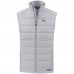 Denver Broncos Cutter & Buck Gray Primary Mark Evoke PrimaLoft Hybrid Eco Softshell Recycled Full-Zip Vest