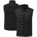 Carolina Panthers Cutter & Buck Black Primary Mark Evoke PrimaLoft Hybrid Eco Softshell Recycled Full-Zip Vest