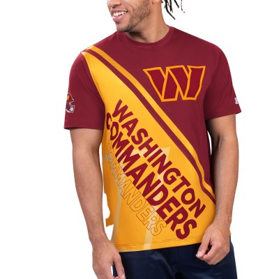 Футболка Washington Commanders Starter Finish Line Extreme Graphic - Burgundy/Gold