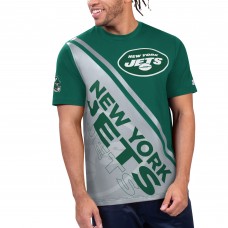 Футболка New York Jets Starter Finish Line Extreme Graphic - Green/White