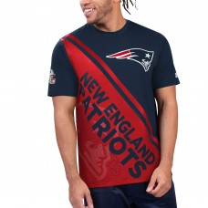 Футболка New England Patriots Starter Finish Line Extreme Graphic - Navy/Red