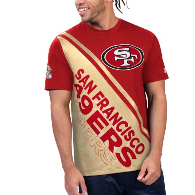 Футболка San Francisco 49ers Starter Finish Line Extreme Graphic - Scarlet/Gold