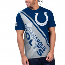 Футболка Indianapolis Colts Starter Finish Line Extreme Graphic - Royal/White