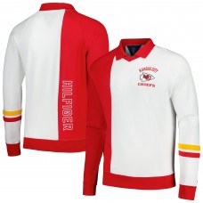 Поло Кофта Kansas City Chiefs Tommy Hilfiger Spencer Color Block Raglan - Red/White