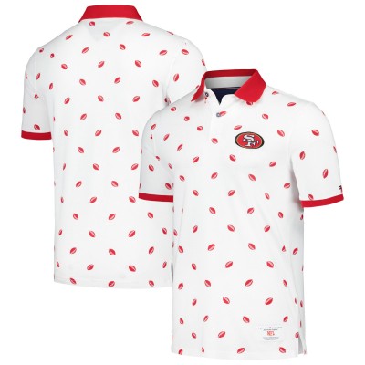Поло San Francisco 49ers Tommy Hilfiger Bryce Pique - White