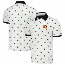 Поло Cincinnati Bengals Tommy Hilfiger Bryce Pique - White Поло Cincinnati Bengals Tommy Hilfiger Bryce Pique - White