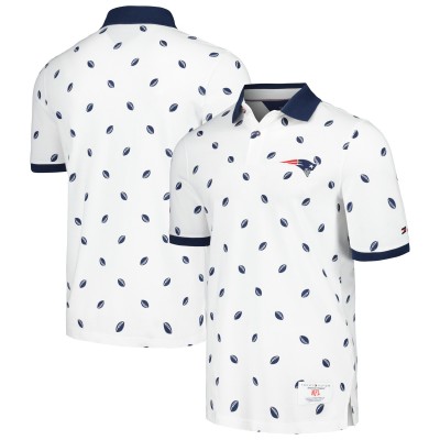 Поло New England Patriots Tommy Hilfiger Bryce Pique - White