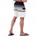 Las Vegas Raiders G-III Sports by Carl Banks Black Jump Shot Volley Swim Trunks