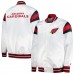 Куртка на кнопках Arizona Cardinals Starter Satin Varsity - White