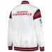 Куртка на кнопках Arizona Cardinals Starter Satin Varsity - White