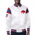Куртка на кнопках Buffalo Bills Starter Vintage Satin - White/Royal