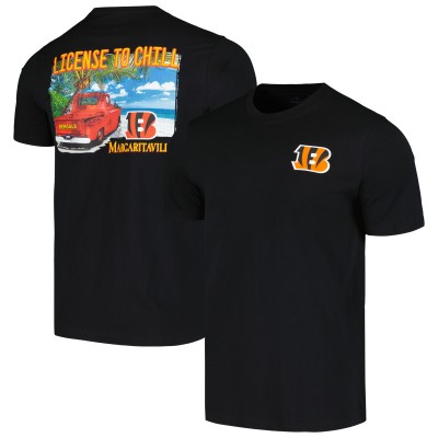 Футболка Cincinnati Bengals Margaritaville Licensed to Chill - Black