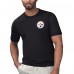 Pittsburgh Steelers Margaritaville Black Licensed to Chill T-Shirt