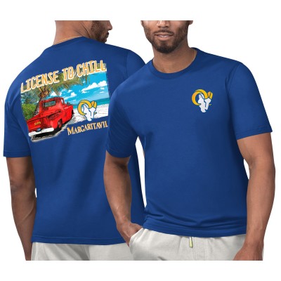 Футболка Los Angeles Rams Margaritaville Licensed to Chill - Royal