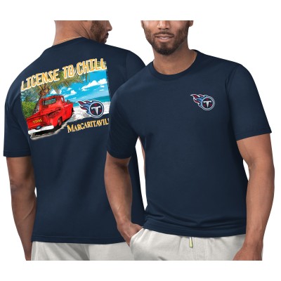 Футболка Tennessee Titans Margaritaville Licensed to Chill - Navy