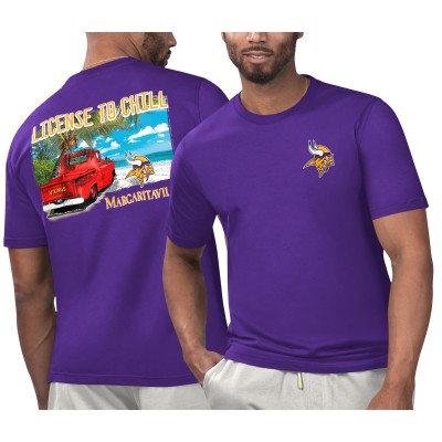 Футболка Minnesota Vikings Margaritaville Licensed to Chill - Purple