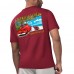 Футболка Arizona Cardinals Margaritaville Licensed to Chill - Cardinal