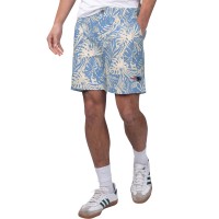 Шорты New England Patriots Margaritaville Sandwashed Monstera Print Amphib - Navy
