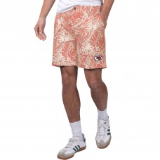 Шорты Kansas City Chiefs Margaritaville Sandwashed Monstera Print Amphib - Red