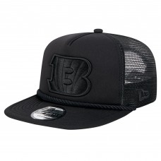 Cincinnati Bengals New Era Black Active Tone Golfer Snapback Hat