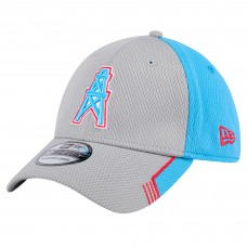 Бейсболка New Era Tennessee Titans Gray Throwback Active Visor Trim 39THIRTY