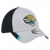Бейсболка Jacksonville Jaguars New Era Gray Throwback Active Visor Trim 39THIRTY