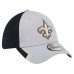 Бейсболка New Orleans Saints New Era Gray Active Visor Trim 39THIRTY Flex