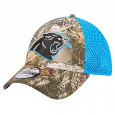 Бейсболка Carolina Panthers New Era Realtree Camo/Blue Active 39THIRTY