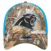 Бейсболка Carolina Panthers New Era Realtree Camo/Blue Active 39THIRTY