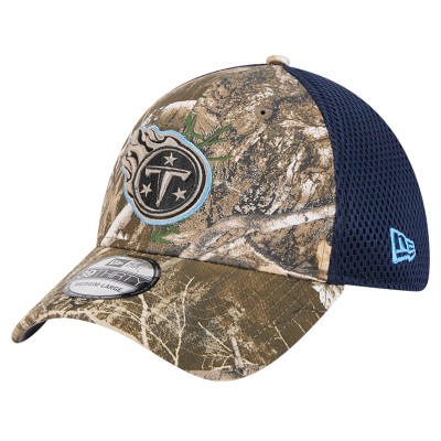 Бейсболка Tennessee Titans New Era Active 39THIRTY - Realtree Camo/Navy