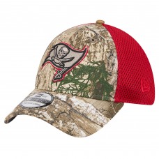 Бейсболка Tampa Bay Buccaneers New Era Active 39THIRTY - Realtree Camo/Red