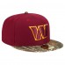 Бейсболка New Era Washington Commanders Burgundy Active Two-Tone Camo 59FIFTY