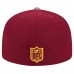 Бейсболка New Era Washington Commanders Burgundy Active Two-Tone Camo 59FIFTY