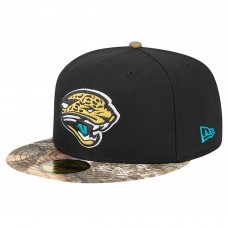 Бейсболка Jacksonville Jaguars New Era Black Active Two-Tone Camo 59FIFTY