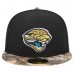 Бейсболка Jacksonville Jaguars New Era Black Active Two-Tone Camo 59FIFTY