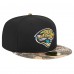 Бейсболка Jacksonville Jaguars New Era Black Active Two-Tone Camo 59FIFTY