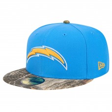 Бейсболка Los Angeles Chargers New Era Powder Blue Active Two-Tone Camo 59FIFTY