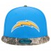 Бейсболка Los Angeles Chargers New Era Powder Blue Active Two-Tone Camo 59FIFTY