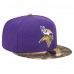 Бейсболка New Era Minnesota Vikings Purple Active Two-Tone Camo 59FIFTY