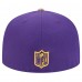 Бейсболка New Era Minnesota Vikings Purple Active Two-Tone Camo 59FIFTY