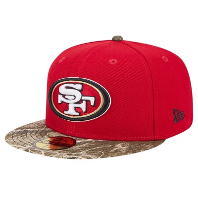Бейсболка New Era San Francisco 49ers Scarlet Active Two-Tone Camo 59FIFTY