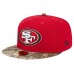 Бейсболка New Era San Francisco 49ers Scarlet Active Two-Tone Camo 59FIFTY