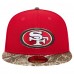 Бейсболка New Era San Francisco 49ers Scarlet Active Two-Tone Camo 59FIFTY