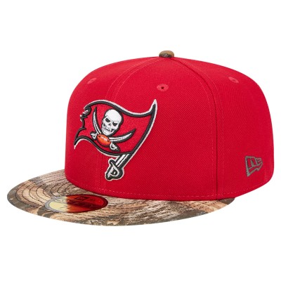 Бейсболка New Era Tampa Bay Buccaneers Red Active Two-Tone Camo 59FIFTY