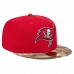 Бейсболка New Era Tampa Bay Buccaneers Red Active Two-Tone Camo 59FIFTY