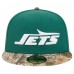 Бейсболка New York Jets New Era Green Active Two-Tone Camo 59FIFTY