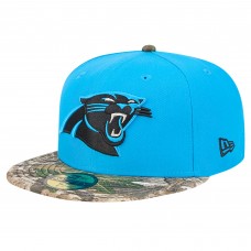 Бейсболка Carolina Panthers New Era Blue Active Two-Tone Camo 59FIFTY