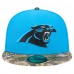Бейсболка Carolina Panthers New Era Blue Active Two-Tone Camo 59FIFTY