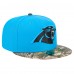 Бейсболка Carolina Panthers New Era Blue Active Two-Tone Camo 59FIFTY
